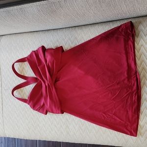 Lululemon Wrap It Up Tank Cranberry Size 4